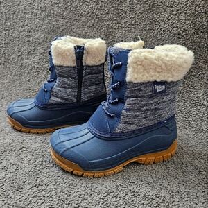 OshKosh B'gosh Snow Boots Blue Toddler sz 10